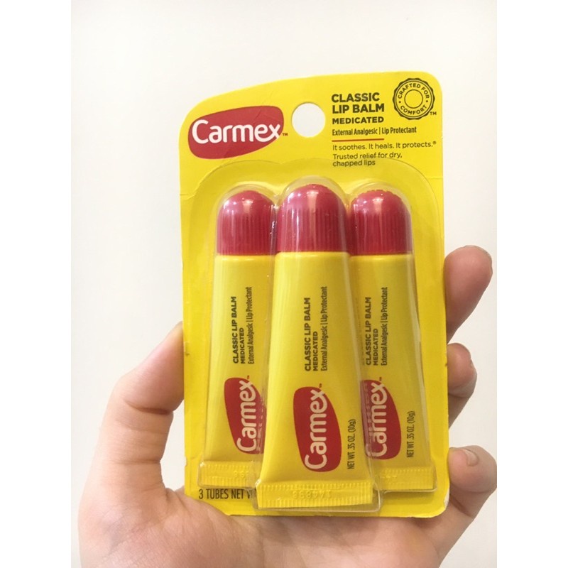 Son dưỡng môi chống nắng CARMEX classic lip balm SPF15