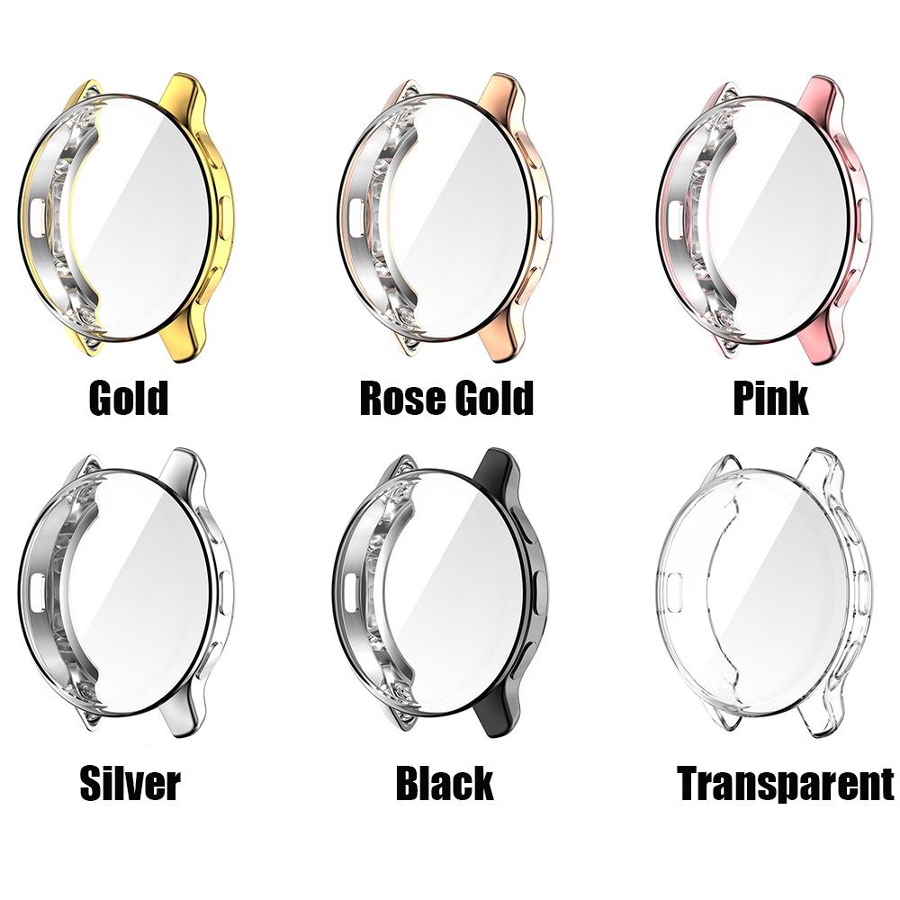 Plating TPU Protective Cover For Garmin Venu 2 Plus Screen Protector Case Full Coverage Protection Shell