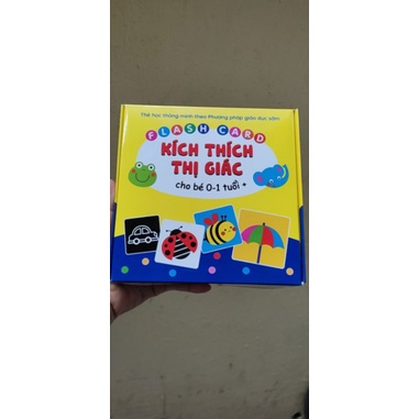Bộ thẻ kích thích thị giác cho bé từ 0- 1 tuổi