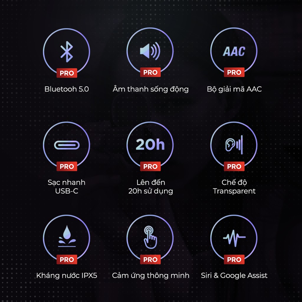 Pin 5.000mAh PB-XN5 và Tai Nghe TWS Siêu Nhỏ ST-XX - Hàng Chính Hãng