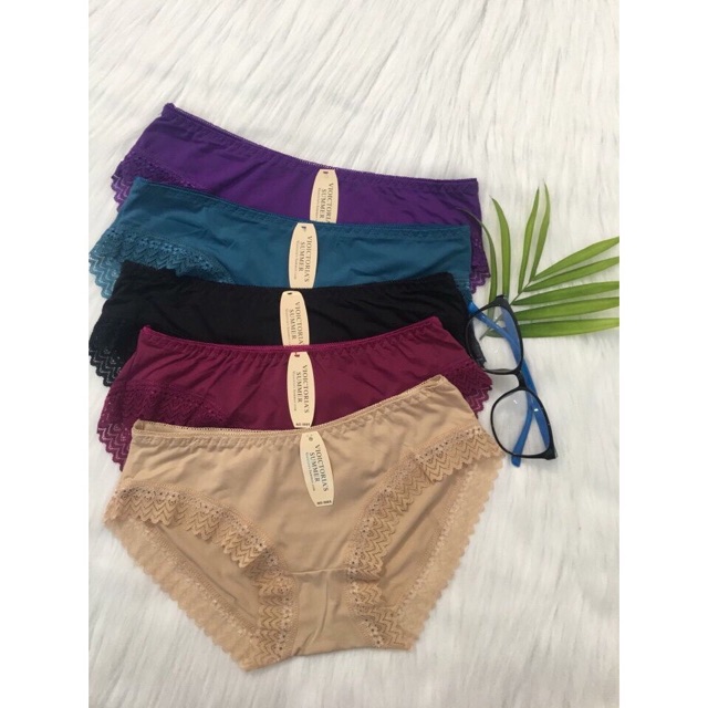 Set 10 Quần Lót Đúc Su Phối Ren Mã 5865