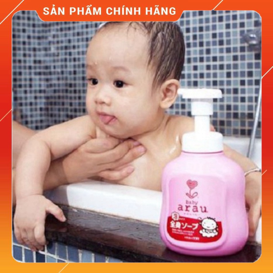 Sữa tắm gội Arau Baby cho bé từ sơ sinh