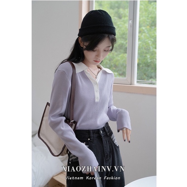 Áo len tay dài dáng rộng phong cách Hàn Quốc 3 màu lựa chọn | BigBuy360 - bigbuy360.vn