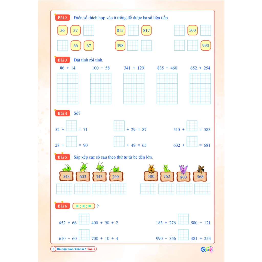 Sách - Bài Tập Tuần Toán 3 - Tập 1 - Kết Nối Tri Thức Với Cuộc Sống
