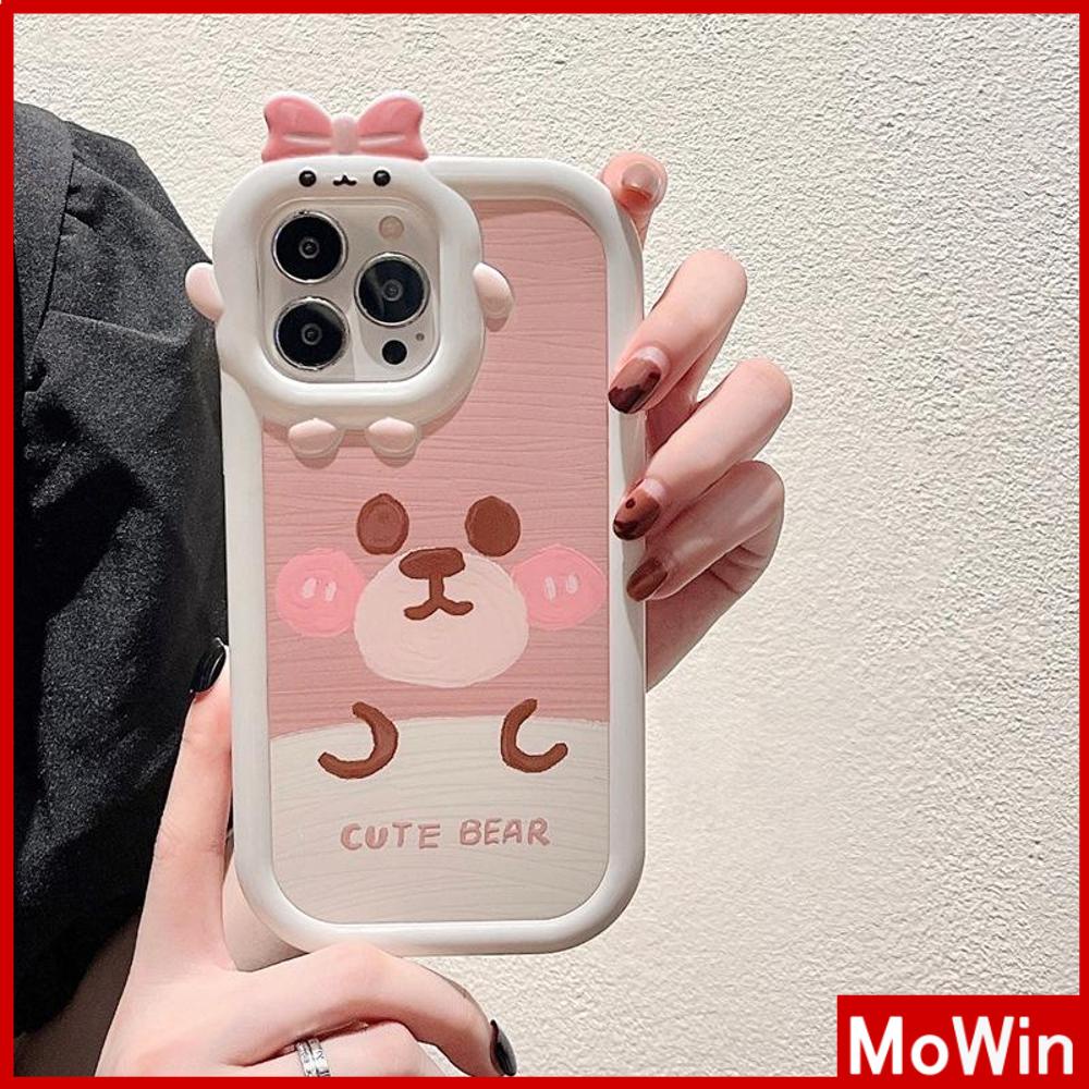 Ốp điện thoại silicon mềm mịn túi khí in gấu thích hợp cho iPhone 11 Pro Max 13 Pro Max 12 Pro Max 7Plus xr XS Max