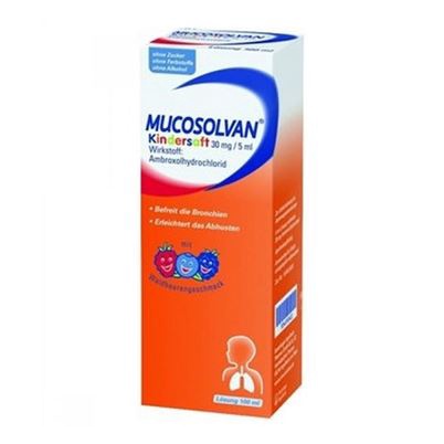 Siro ho và tiêu đờm cho bé Mucosolvan Đức 100ml