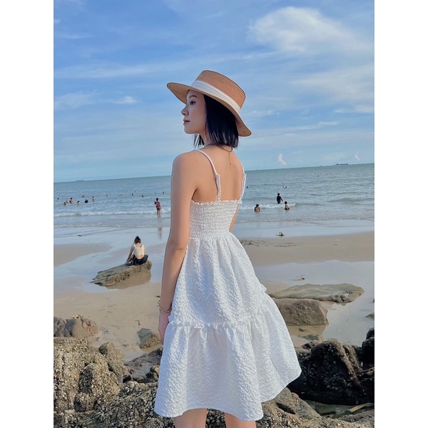 YU CHERRY | Đầm hai dây nhiều tầng Ruffle Layer Dress YD151
