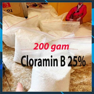 Cloramin b diệt khuẩn khử trùng 200g dạng bột, dung dịch khử khuẩn bề mặt, nước lau nhà phòng chống dịch bệnh
