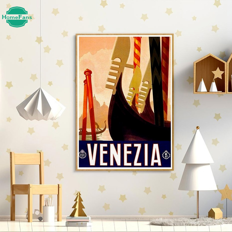 Tranh treo tường phong cảnh tự làm Berühmte Stadt Landschaft 5D 30x40cm