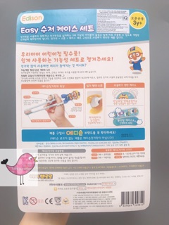 Set đũa tập gắp + thìa Edison Made in Korea