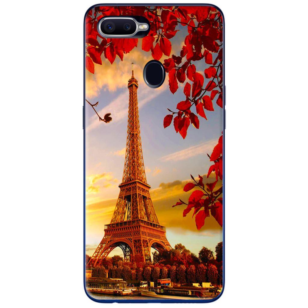 Ốp lưng Oppo F9 - Tháp Eiffel Mùa Thu