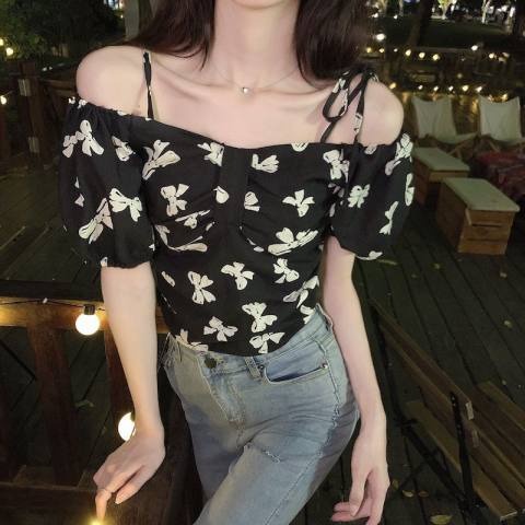 Áo VảI Chiffon Cổ Chữ V Phong CáCh Retro Cho Nữ