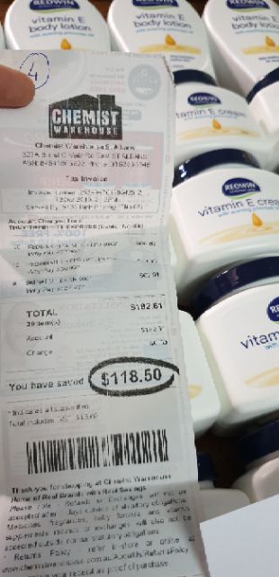 Dưỡng thể Redwin vitamin E