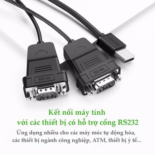 Cáp USB to 2 COM ( RS232 ) Ugreen 30769
