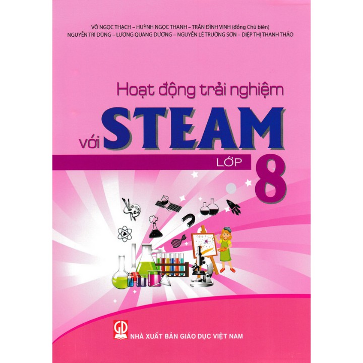 Sách - Hoạt động trải nghiệm với STEAM lớp 8