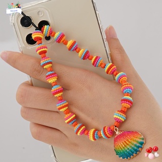 YOLA Universal Phone Charm Strap Smile Pearl Necklace Strap Mobile Chain thumbnail
