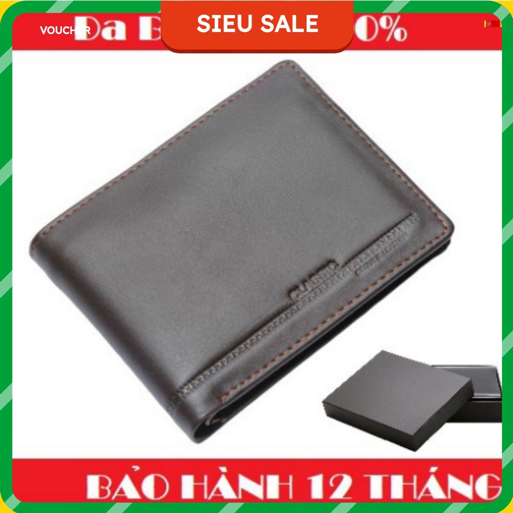 Ví Nam Da Bò Thật 100% Cao Cấp Siêu Bền | Bóp Da Nam Tặng Kèm Hộp | CLASSiC Zin.Shop60