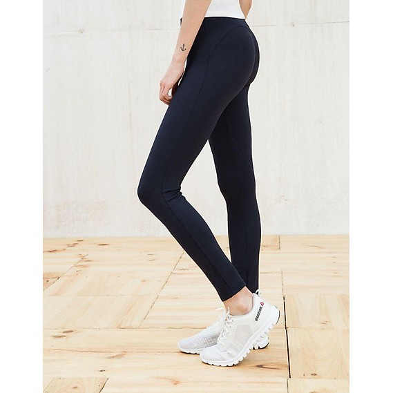 Quần legging trà my store  chất cottong co giãn 4 chiều nâng mông dài, dáng đẹp cạp cao