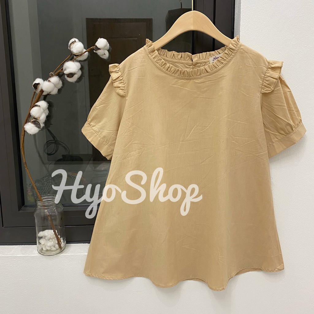 Áo Bầu Đẹp Dáng Babydoll Kiểu HYO Chất Freesize dưới 65kg