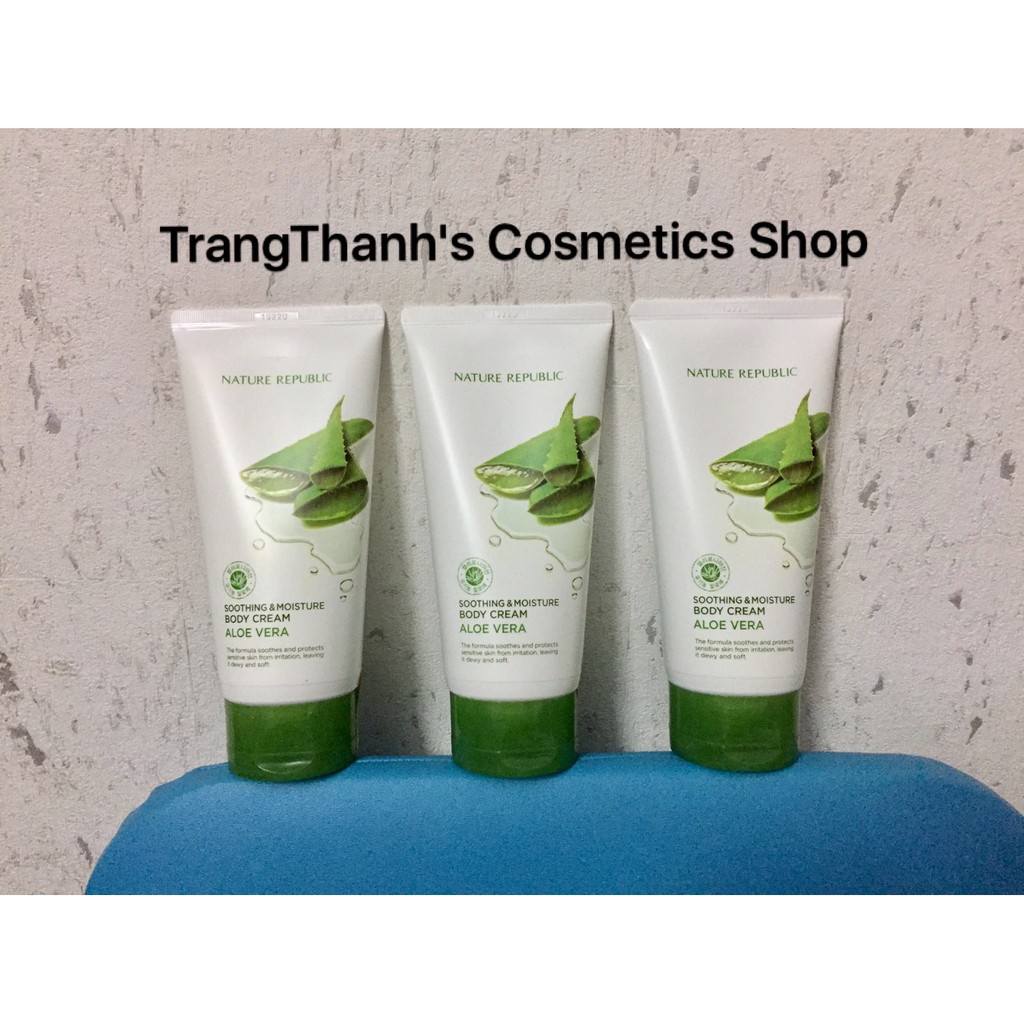 Kem Dưỡng Ẩm Toàn Thân Nature Republic Soothing & Moisture Aloe Vera 90 Body Cream (150ml)