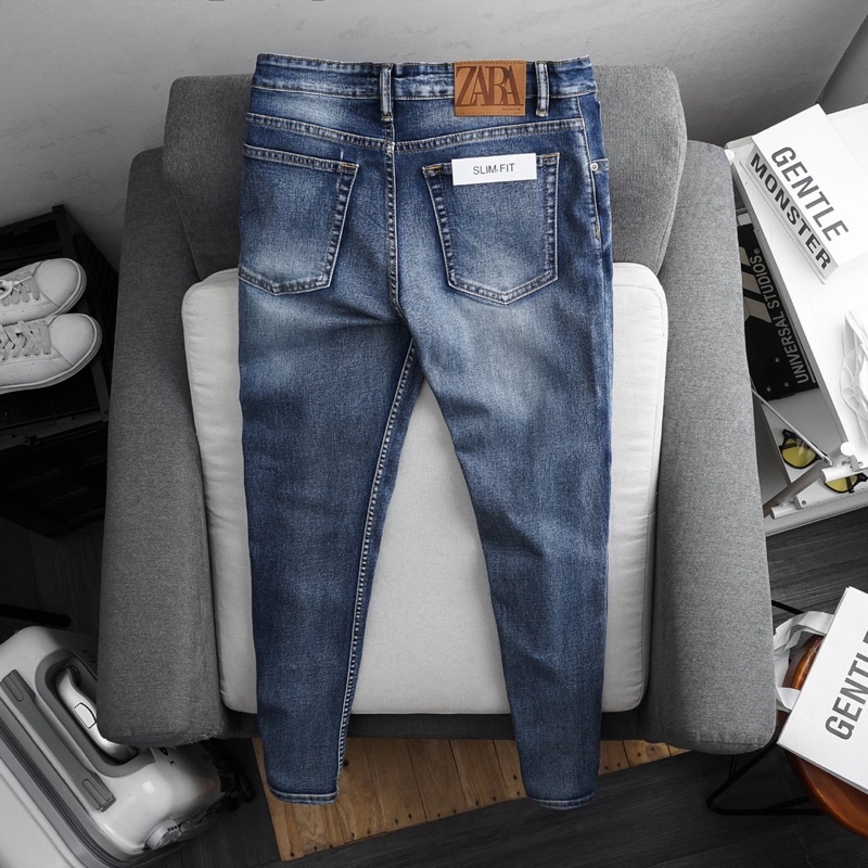 Quần jean nam ống suông nhẹ hàng vnxk cao cấp | BigBuy360 - bigbuy360.vn