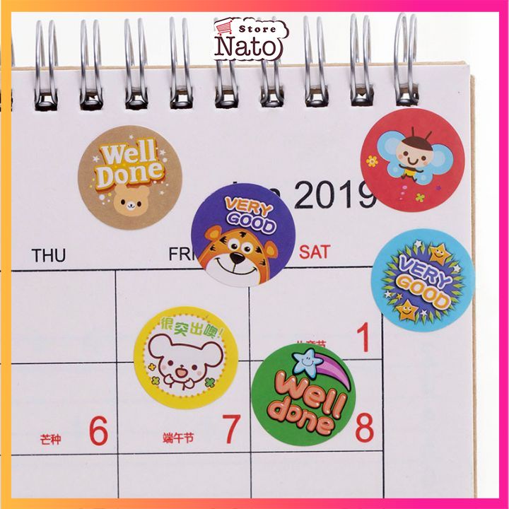 Túi sticker  dán nhiều hình đáng yêu cho bé NATO STK02