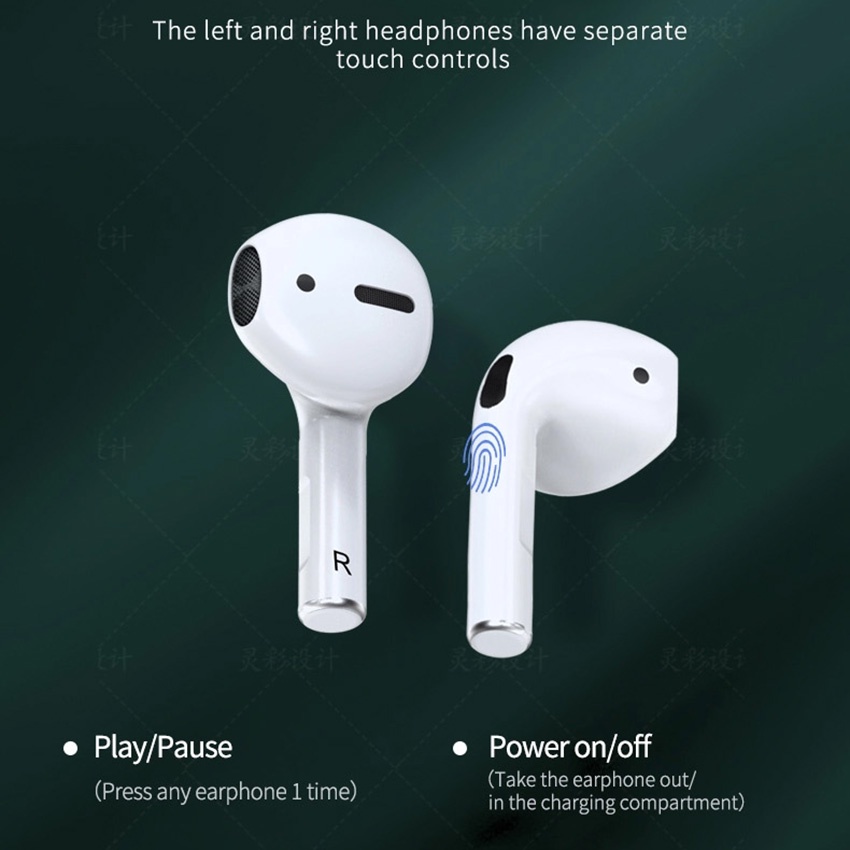 Tai nghe bluetooth pro 5 , Tai nghe bluetooth Airpod Pro 4 Cao cấp , Tai Nghe Không Dây Dùng Cho IOS - Android