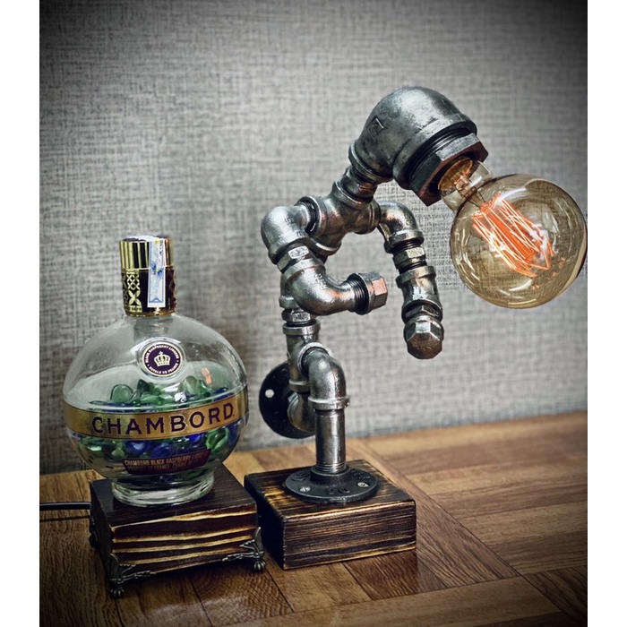 Đèn decor vintage - Đèn ống nước bóng sợi đốt Edison độc đáo