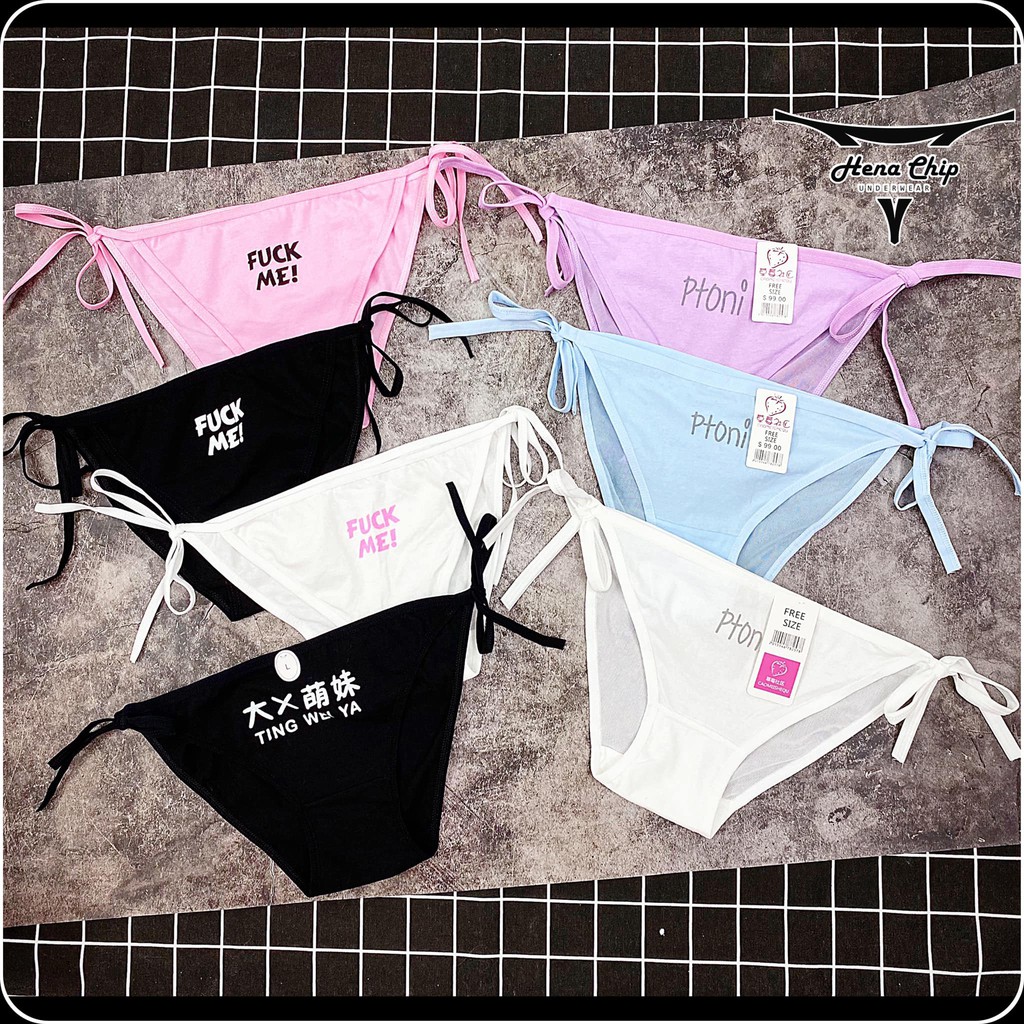 Quần Lót Cột Dây Cotton Chữ