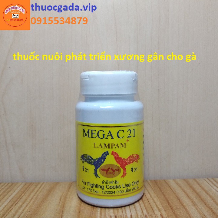 THUÔC NUÔI GÀ ĐÁ MEGA C21