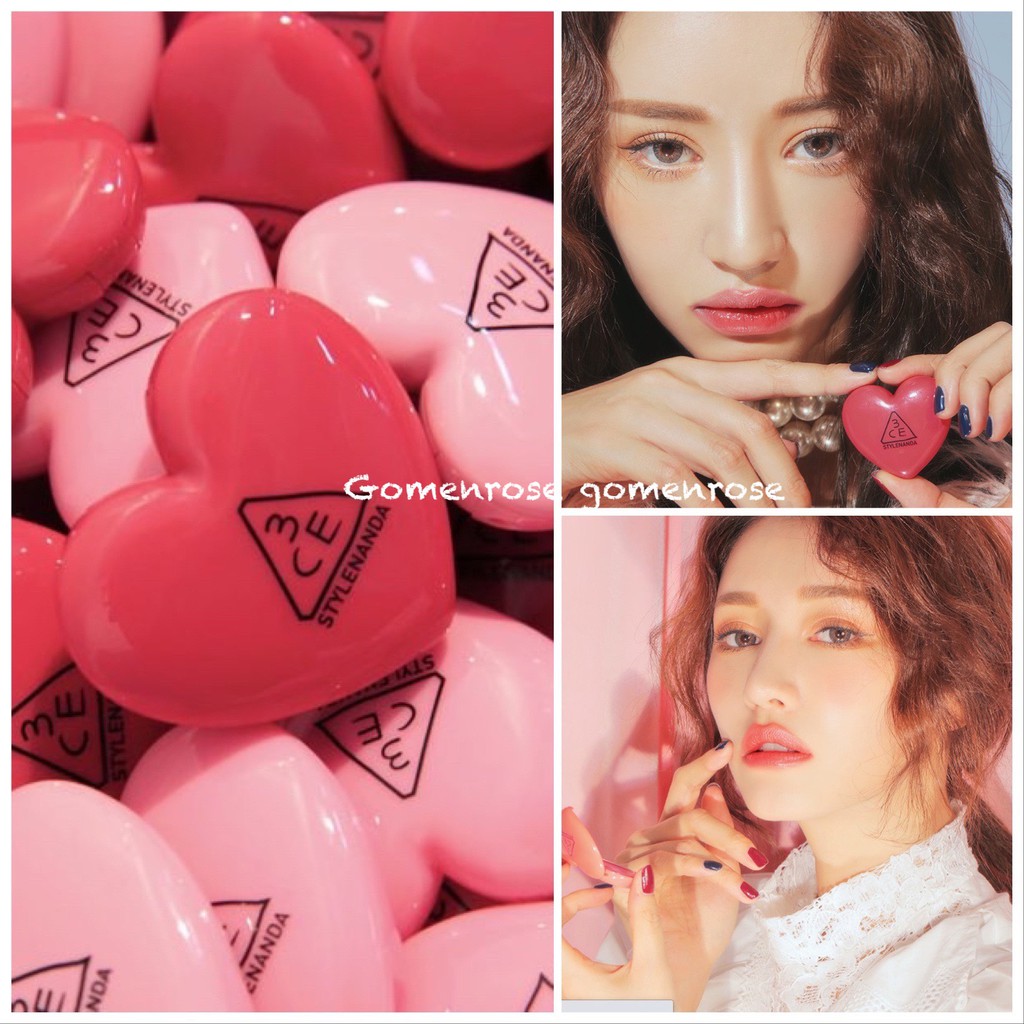 Son Dưỡng Môi Trái Tim Có Màu  3CE Heart Pot Lip 1.4g