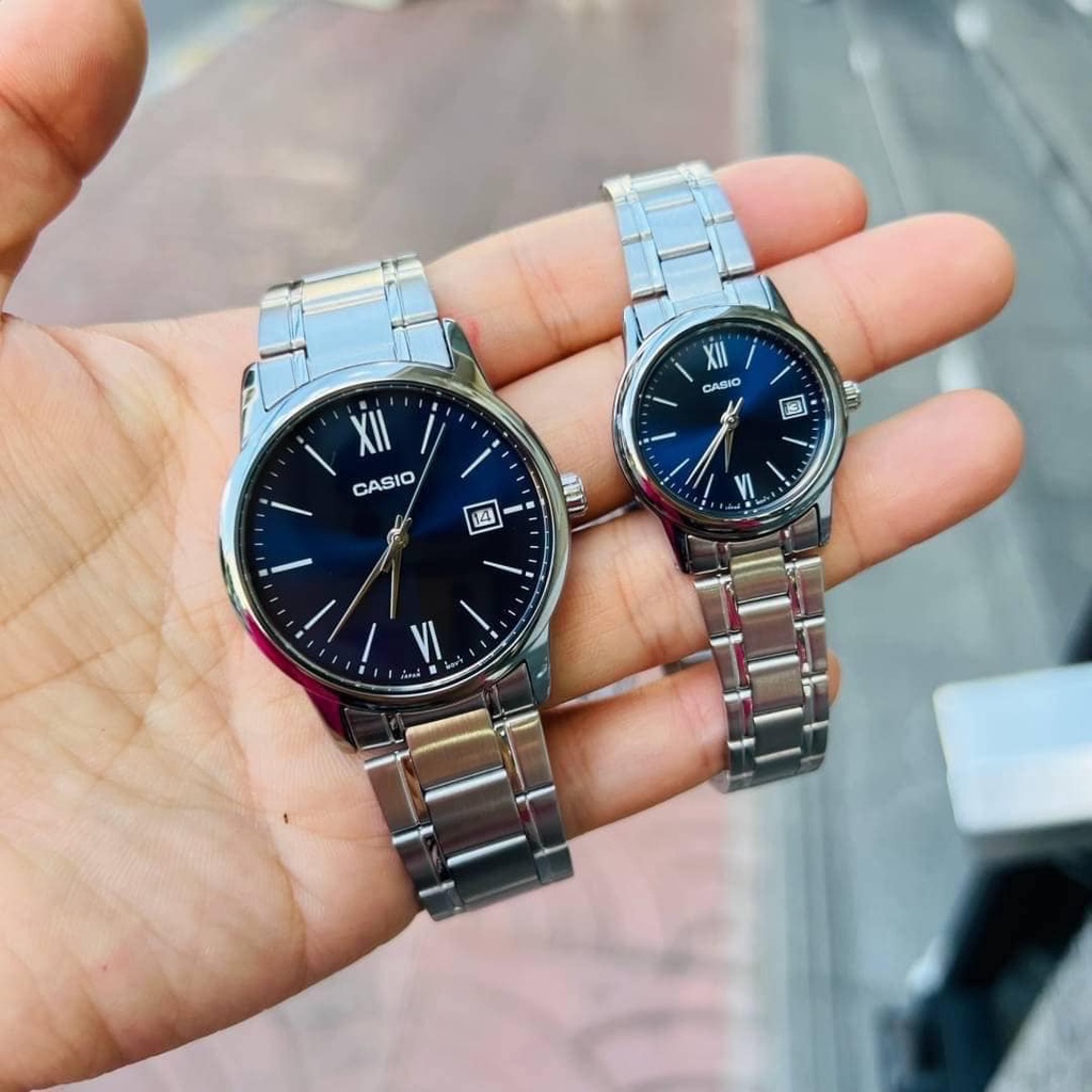 Đồng hồ nữ dây kim loại Casio Anh Khuê LTP-V002D-2B3UDF