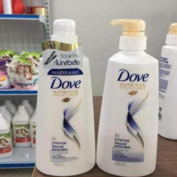 COMBO GỘI XẢ DOVE THÁI LAN (GỘI 480ML XẢ 460ML)