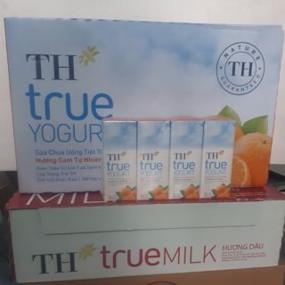 Thùng TH true YOGURT 180ML hương cam 48 hộp