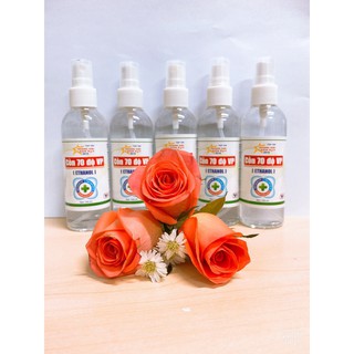 Cồn 70 độ Vĩnh Phúc 100ml  Chai xịt mini tiện lợi