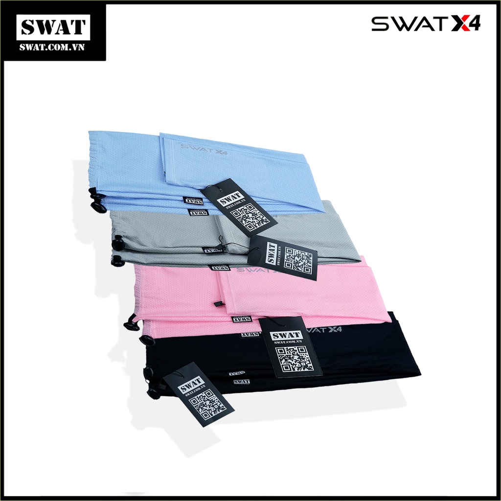 Ống tay xỏ ngón SWAT X4 mẫu mới vải spandex siêu xịn được chọn màu