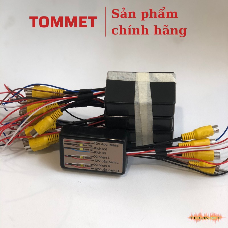 Bộ chia camera  lề,  lùi dành cho ô tô, bộ chuyển camere lề, lùi tự động, TOMMET đồ chơi ô tô Lào Cai.