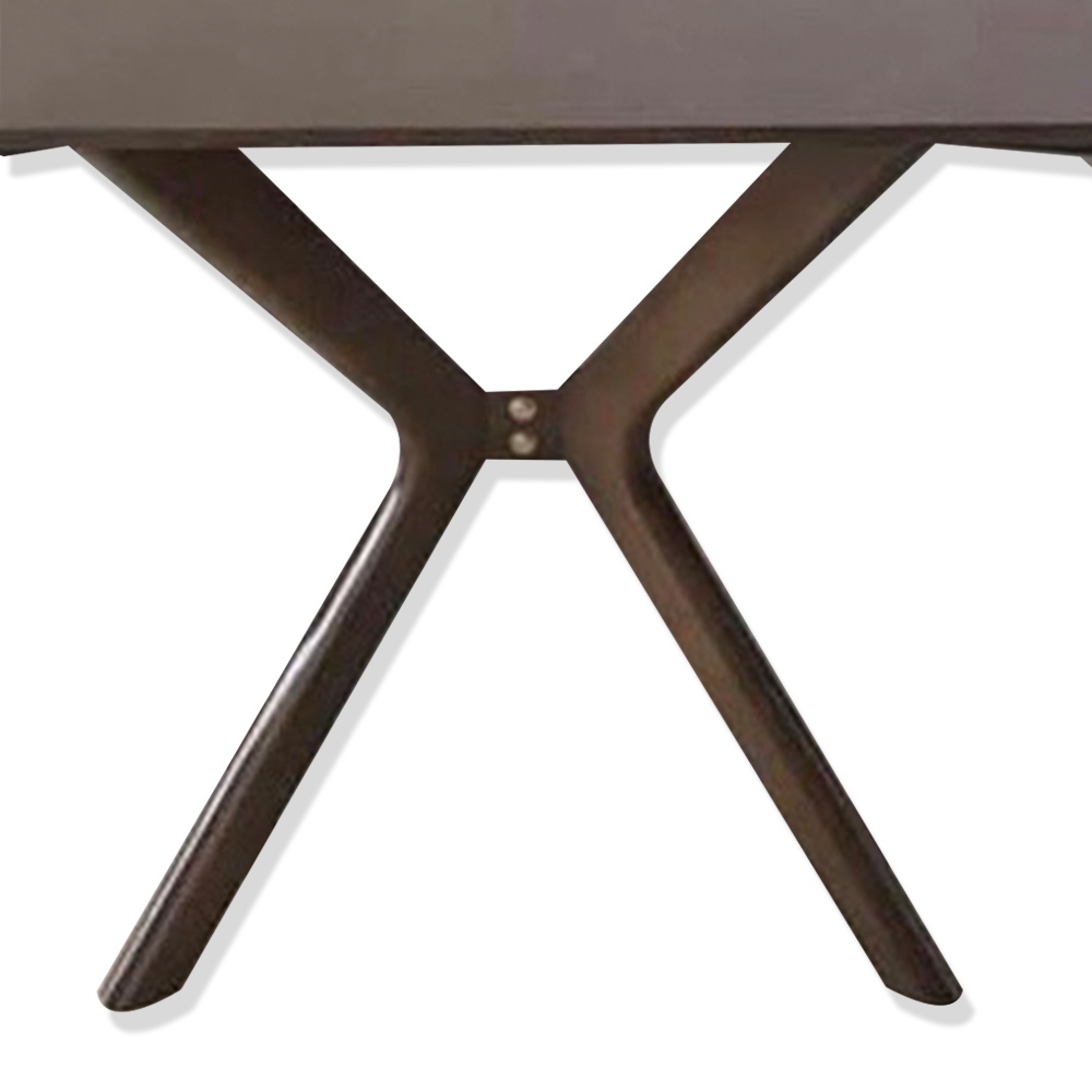 Bàn ăn IBIE Mondrian gỗ cao su, tùy chọn kích thước, màu sắc, phong cách hiện đại, hàng xuất khẩu loại 1