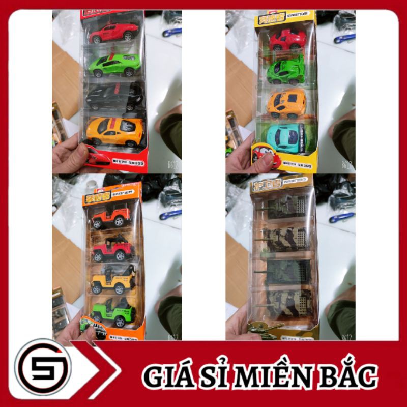 BỘ ĐỒ CHƠI MÔ HÌNH 4 XE 399