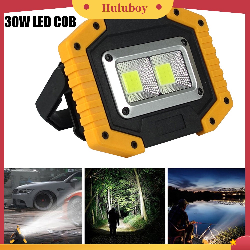 Đèn Chiếu Sáng Khẩn Cấp Hlb 30w Led Cob Sạc Usb