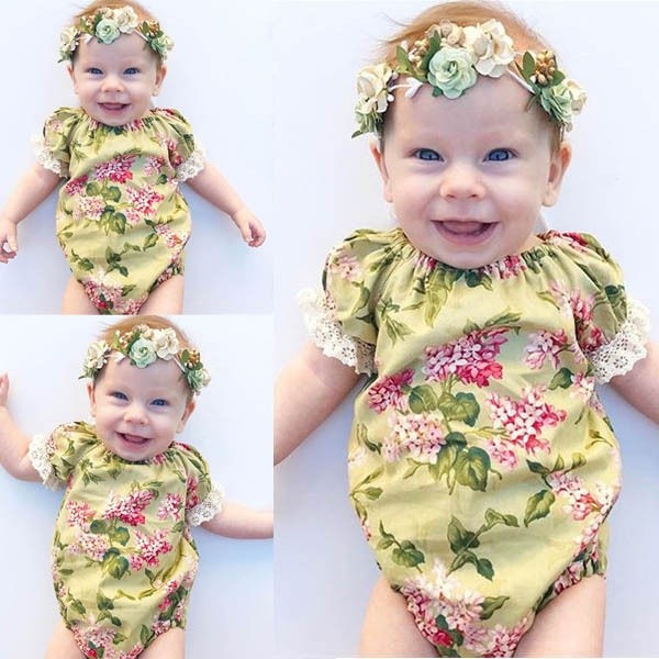 Bộ Bodysuit Một Mảnh Cho Bé Sơ Sinh 0-18 Tháng Tuổi