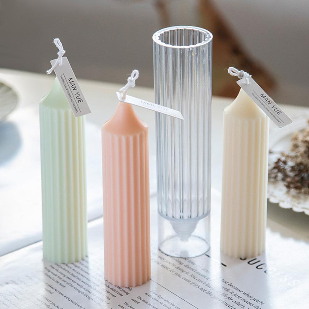 Khuôn Làm Nến Handmade Hình Trụ Dài Thanh Lịch Cho Tiệc Tùng