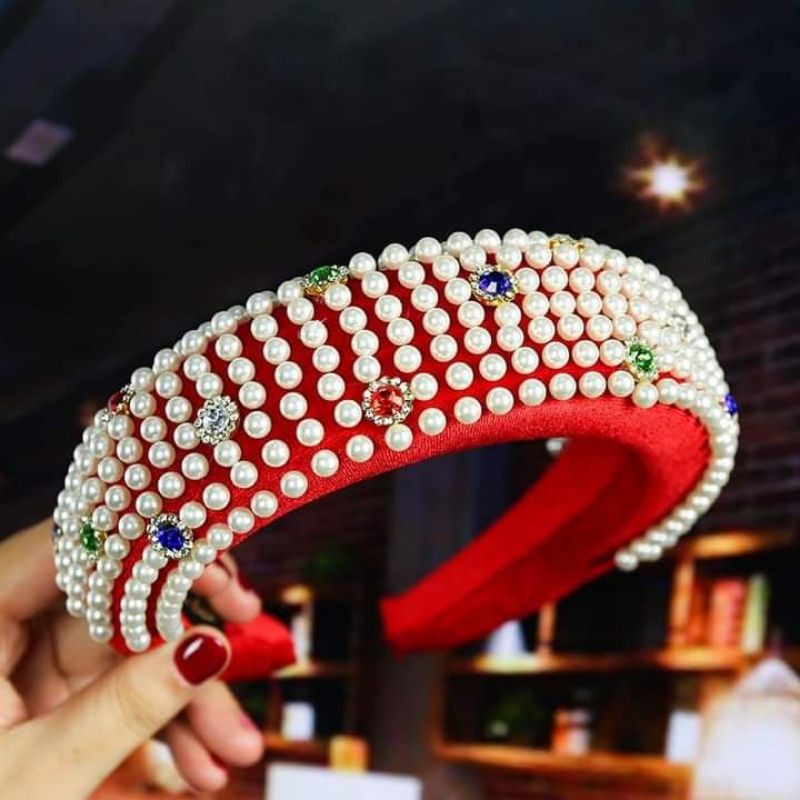 cài mấn  đính đá đính hạt