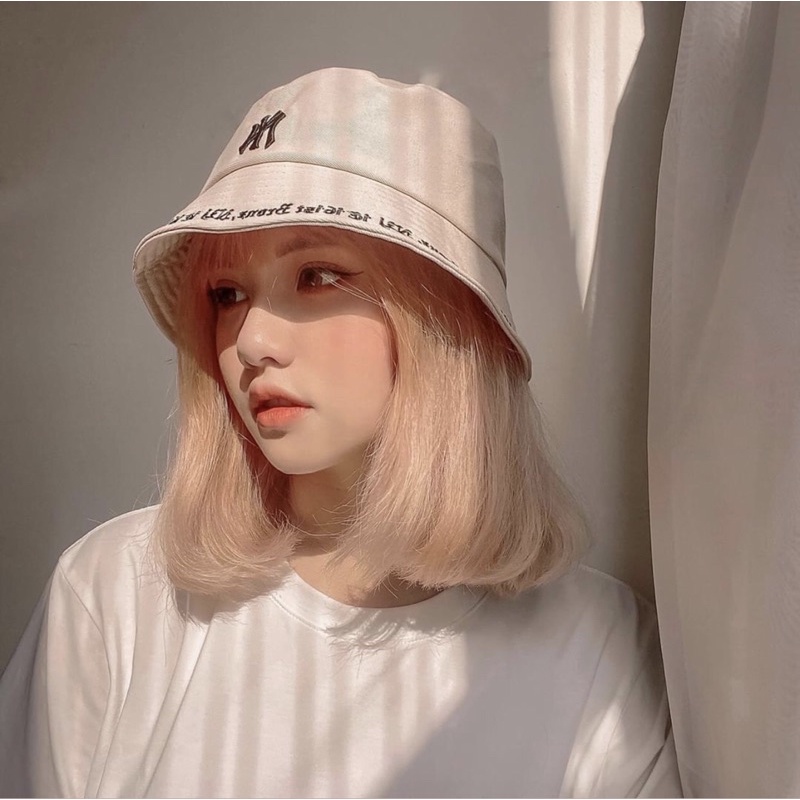 Mũ Bucket MLB Chữ Viền Có Sẵn Chính Hãng 100%, Nói KHÔNG Với Fake