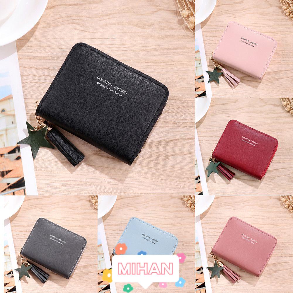 Ví Ngắn Có Khóa Kéo Thời Trang MIHAN1 Dành Cho Nữ