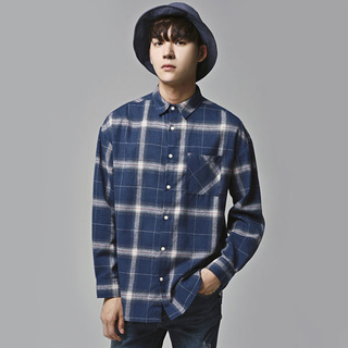 Áo sơ mi kẻ caro nam (Mã SP: HUYHAI131125)