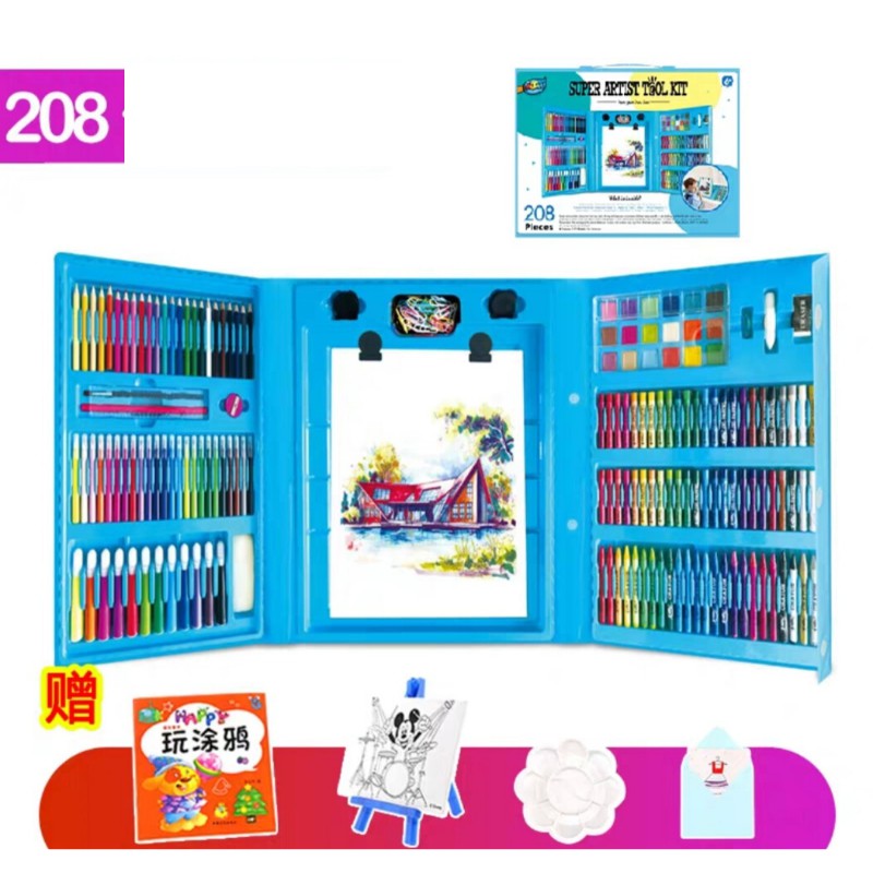Bộ Bút Màu 208 Chi Tiết  Cao Cấp