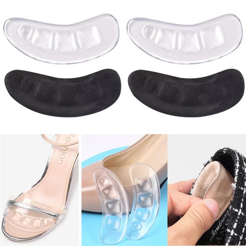 Miếng Lót Giày Cao Gót / Xăng đan Bằng Silicone Tự Dính Chống Trượt Thoải Mái Dành Cho Nữ