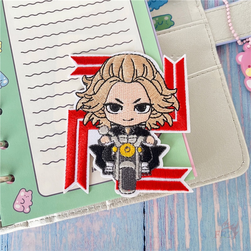 ☸ Mikey - Miếng Vá Sắt Revengers Tokyo ☸ 1 Sticker Ủi Thêu Hình Anime