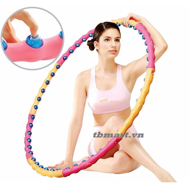 VÒNG LẮC EO GIẢM MỠ KẾT HỢP MASSAGE HOOP BOYU-1108